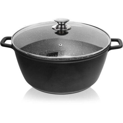 Casserole unique avec revêtement antiadhésif, passe au four et au lave-vaisselle.
