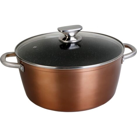 Casseruola alta in alluminio forgiato WECOOK 20 cm per tutti i tipi di fuoco REF 10920