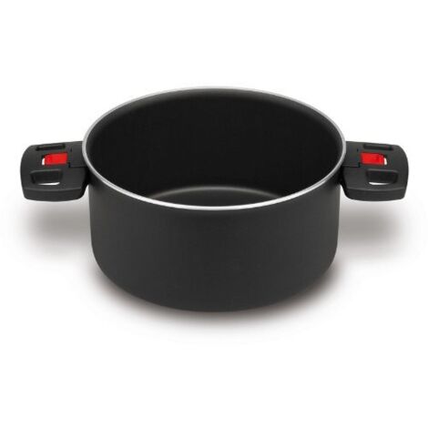 Casseruola Ballarini Click & Cook nera 24 cm