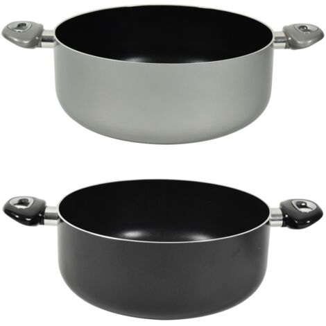 CASSERUOLA CHEF INDUCTION CON 2 MANICI 26 CM COLORI ASSORTITI