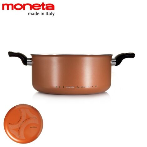 CASSERUOLA CON 2 MANICI DA CM 18 - MONETA