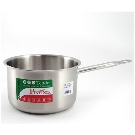 Casseruola fonda con un manico in acciaio inox Tender Cm 20