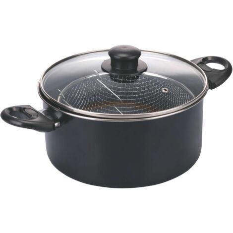 CASSERUOLA  FRIGGITRICE 24 CON CESTINO E CESTELLO