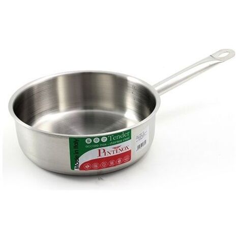 Casseruola media con un manico in acciaio inox Tender Cm.24