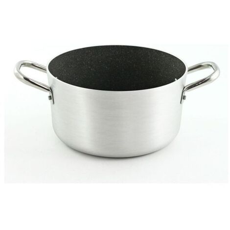 Casseruola media professionale con due manici Granite Cm 28