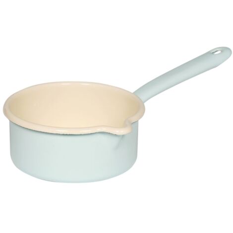Casseruola RIESS con beccuccio 0,75 litri Ø14cm turchese/colore