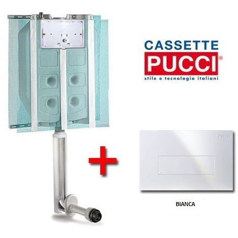 Cassetta ad Incasso Pucci Serie Sara con Placca Bianca