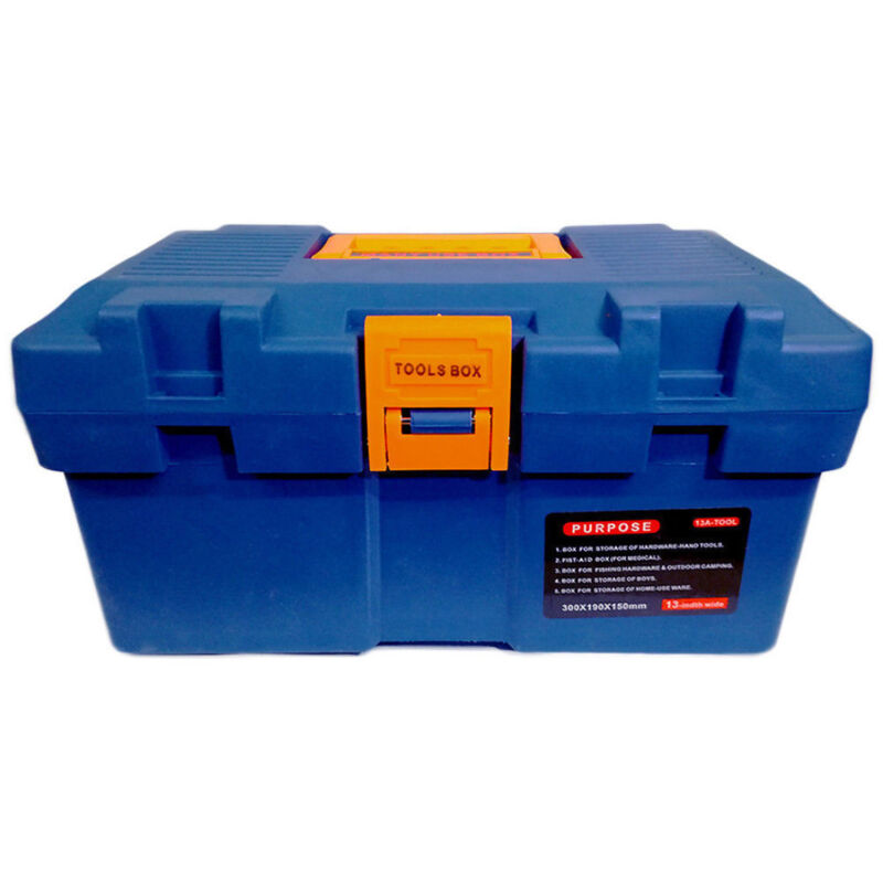Trade Shop Traesio - Cassetta Attrezzi Inclusa Di 47 Utensili Martello Chiavini Giravite Chiavi Torx -