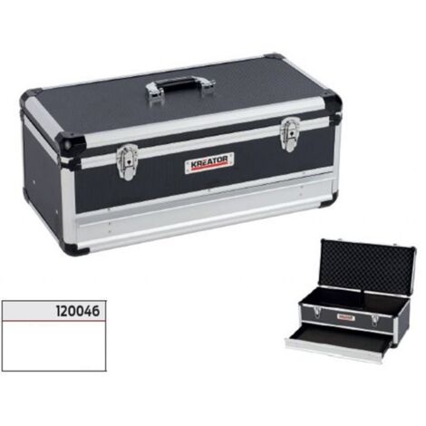 Cassetta attrezzi kreator krt640603b alluminio 62x30 cm richiudibile
