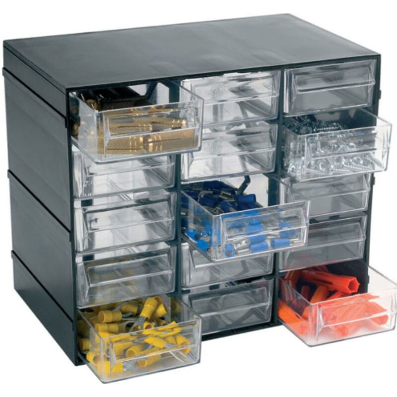 Cassetta cassettiera portaminuteria Hobby 15 scomparti cassetti minuteria