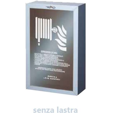 Cassetta classic da incasso DN45, lamiera verniciata grigio, senza lastra - Dim. 360x560x160 mm CV1342VE