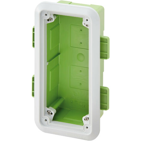 Cassetta con cornice Gewiss per prese fisse verticali 16/32A GW66683PM