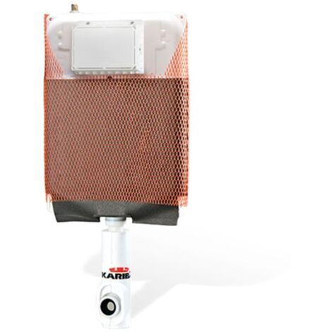Cassetta da Incasso per Scarico WC Kariba Monolith 9.0 + Placca Cromata - 375409-7201