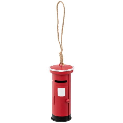 Cassetta delle lettere a soggetto natalizio rotonda 12cm - Feeric lights & christmas