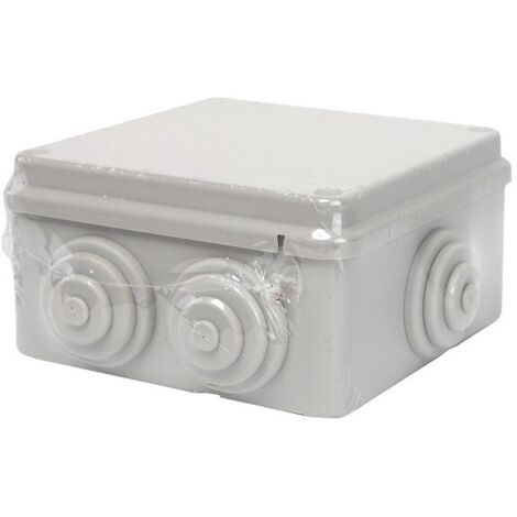 cassetta derivazione esterno pressacavo impianto elettrico rettangolare 120x80x50mm
