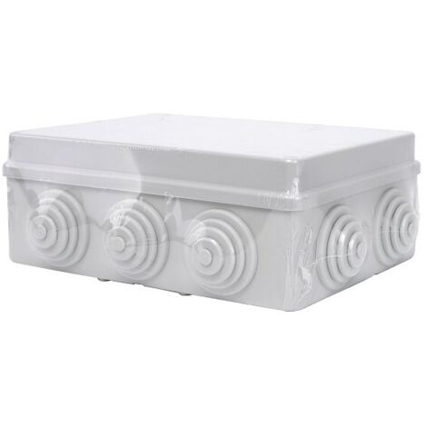 cassetta derivazione esterno pressacavo impianto elettrico rettangolare 190x140x70 mm