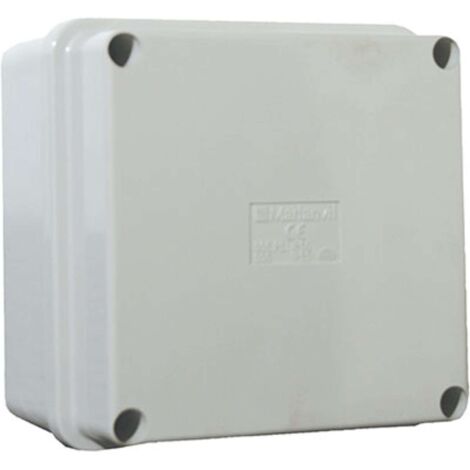 CASSETTA DERIVAZIONE PARETI LISCE IP66 MARLANVIL - PC/ABS + VITI INOX MM 100X100 H.MM 50 - 5 pezzi