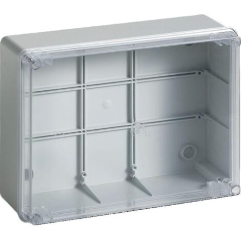 Cassetta di derivazione 240x190x90 mm abs grigio ral7035 ip56 ik08 pico bocchiotti b04855