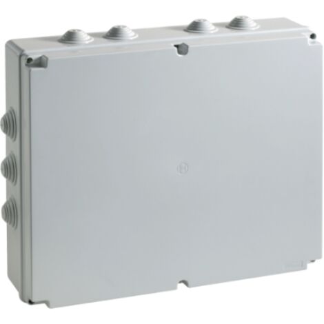 Cassetta di derivazione ip55 grigia 460x380x120 viti metalliche ip55 08 vm bocchiotti b04838