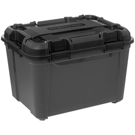 Cassetta di plastica 160l nera - 5five