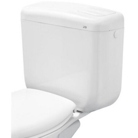 Cassetta WC A Doppio Pulsante Kariba Super Duo - Scarico Risparmio Idrico, Colore Bianco, Con Rubinetto - Foto 10