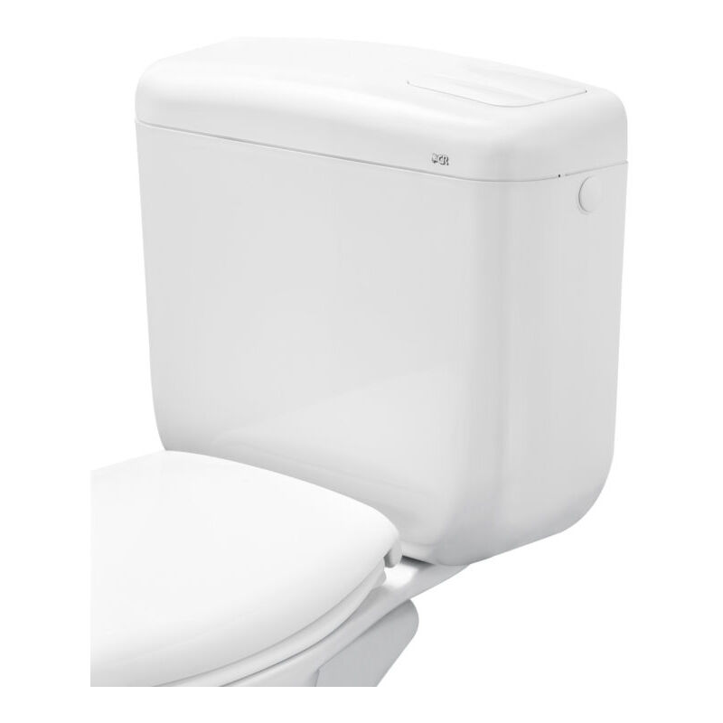 Cassetta Di Scarico Monoblocco Doppio Pulsante Bianca 9lt