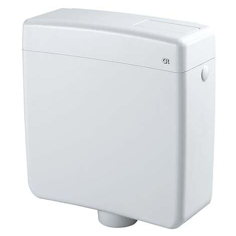 CR SMART Cassetta di scarico wc POLO Start/Stop 6 Litri con tubo Risparmio d'acqua - CR