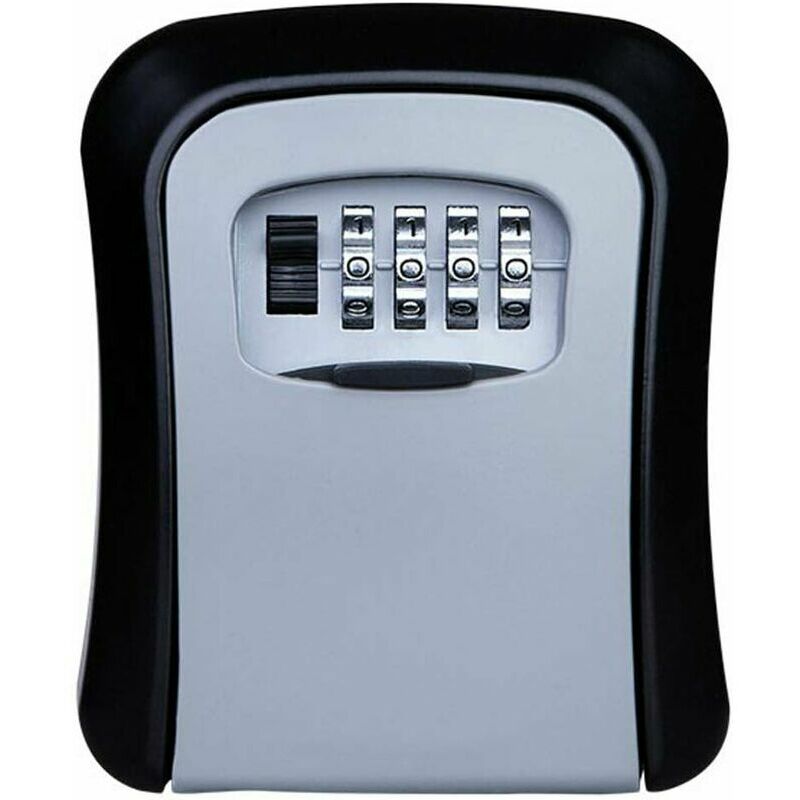 Image of Cassetta di sicurezza per chiavi, cassetta di sicurezza con combinazione a 4 cifre, cassetta di sicurezza con montaggio a parete, codice