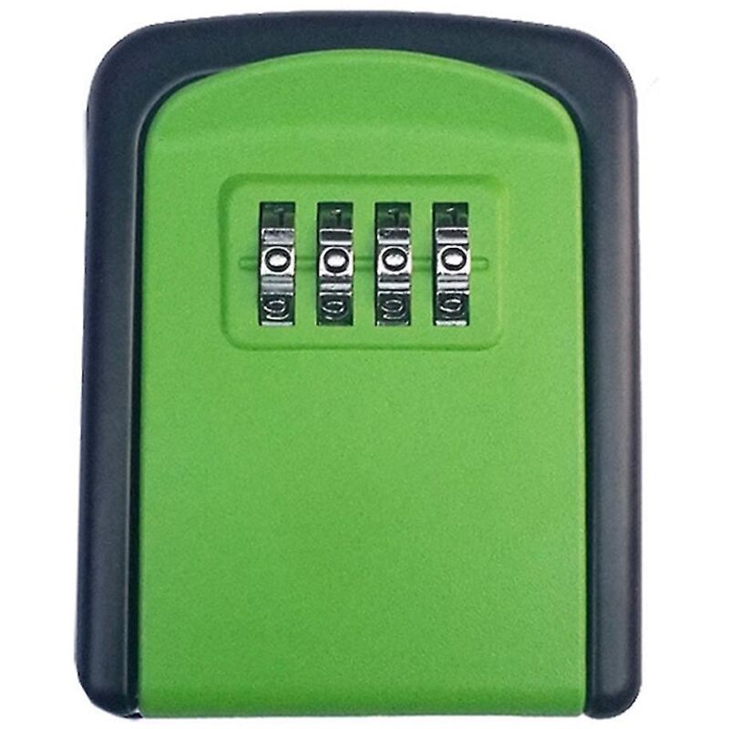 Image of Fortuneville - Cassetta di sicurezza per chiavi Cassetta di sicurezza con combinazione a parete Verde