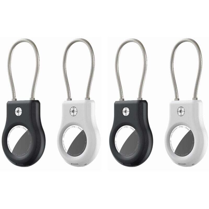 Image of Aiperq - pezzi compatibili con Apple AirTag Secure, supporto anti-caduta con cavo per Apple AirTag, custodie impermeabili con cavo, accessorio chiave