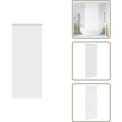 Cassetta doccia - vidaXL Tenda a Rullo Doccia Cassonetto 110x240 cm Larghezza Tessuto - Tenda doccia con cassetta