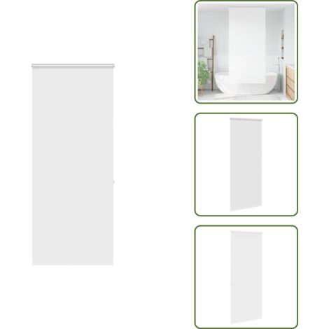 Cassetta doccia - vidaXL Tenda a Rullo Doccia con Cassonetto 100x240cm Larghezza Tessuto - Tenda doccia con cassetta