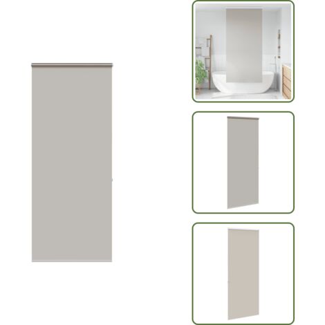 Cassetta doccia - vidaXL Tenda a Rullo Doccia con Cassonetto 100x240cm Larghezza Tessuto - Tenda doccia con cassetta