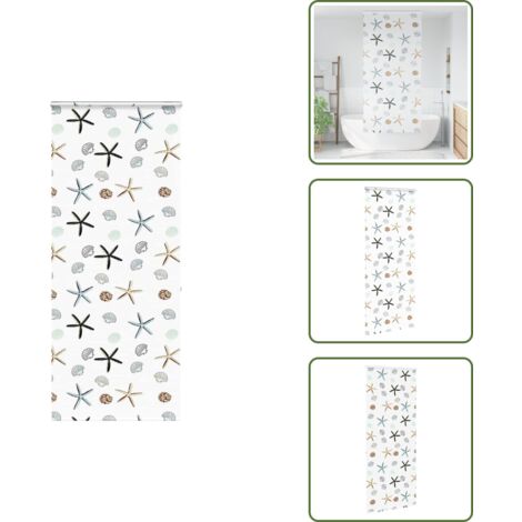 Cassetta doccia - vidaXL Tenda a Rullo Doccia con Cassonetto 100x240cm Larghezza Tessuto - Tenda doccia con cassetta