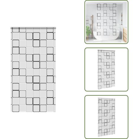 Cassetta doccia - vidaXL Tenda a Rullo Doccia con Cassonetto 130x240cm Larghezza Tessuto - Tenda doccia con cassetta