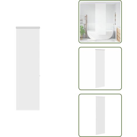Cassetta doccia - vidaXL Tenda a Rullo Doccia con Cassonetto 70x240 cm Larghezza Tessuto - Tenda doccia con cassetta