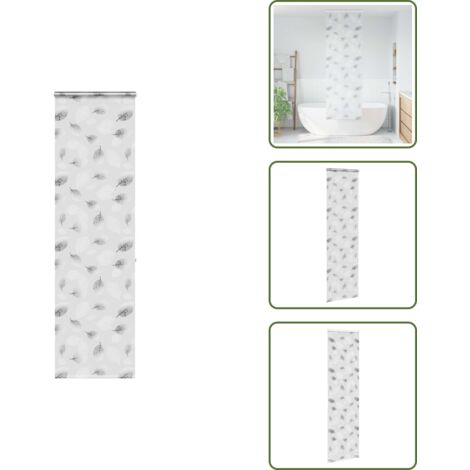 Cassetta doccia - vidaXL Tenda a Rullo per Doccia Cassonetto 80x240 cm Larghezza Tessuto - Tenda doccia con cassetta