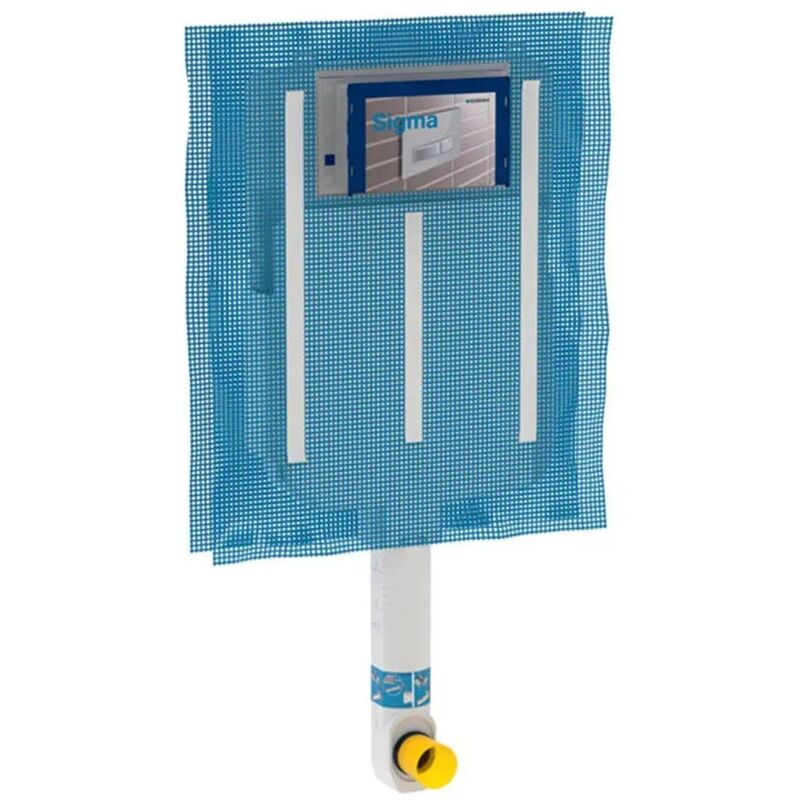 Inbagno Cassetta Geberit Sigma8 Da Incasso Per Wc A Pavimento Doppi...