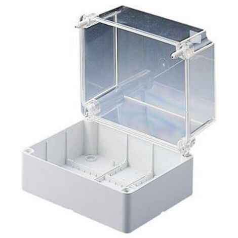 Cassetta Gewiss esterna con coperchio trasparente 190x140x140 GW44437