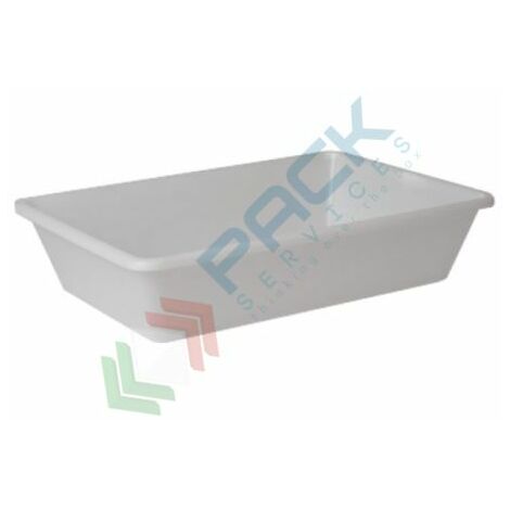 Cassetta in plastica (HDPE) per ortofrutta, sovrapponibile, capacità 40 Lt,  Mis. 530 L x 360 P x 310 H mm, base e pareti chiuse : : Fai da te