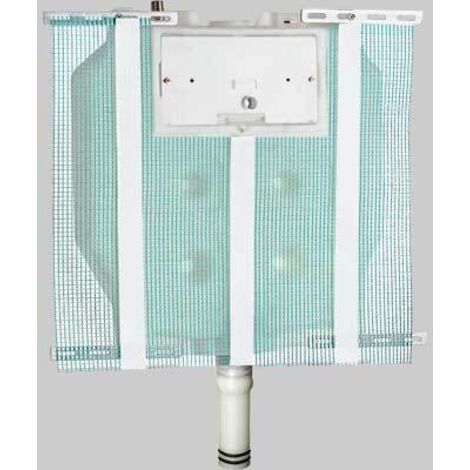 CASSETTA INCASSO SARA PNEUMATICA WC COMPL. DI PLACCA E TUBO  9 LT - 1 pezzi - PUCCI