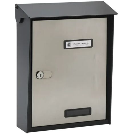 Cassetta Lettere Inox Tetto Ap 10-015 Silmec