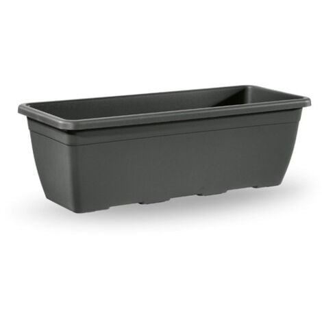 AUTRES Vaso da giardino cassetta naxos 60 cm terracotta in plastica