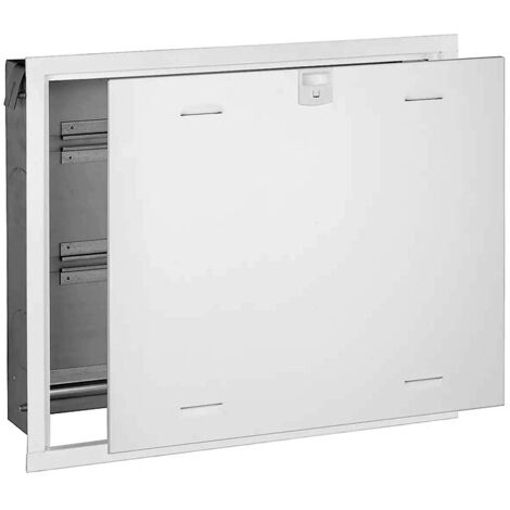 Cassetta per collettori con profondità regolabile 500x800x80-120 Caleffi 659085 Bianco - Lamiera