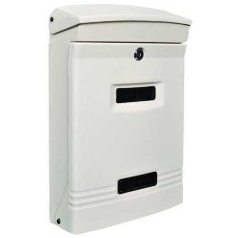 Cassetta per lettere Blinky Villas bianco alluminio 25x12x37H