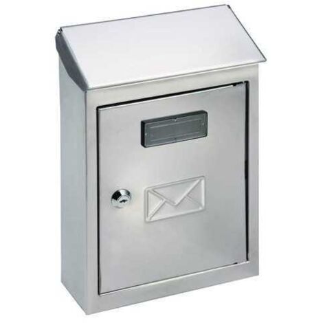 Cassetta per Lettere Inox Lettera-Small Italia 20X6X30H