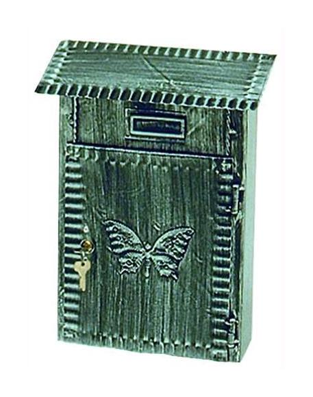 Image of Vigor Blinky - Cassetta Postale Porta Lettere Ferro -Battuto Grande Antichizzata 22X10X31H cm