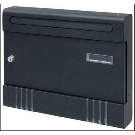 CASSETTA PER POSTA PRAGA NERA PORTA LETTERE CASSETTA POSTALE
