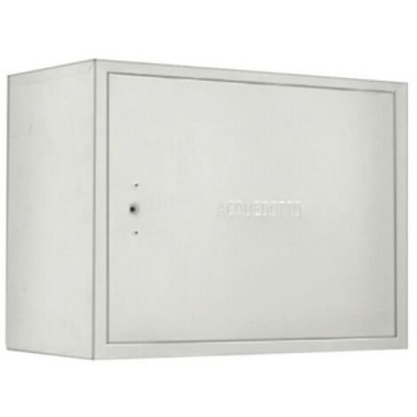 Cassetta Zincata Per Contatori Acqua 30x40x20cm - Acciaio Zincato, Apertura Posteriore