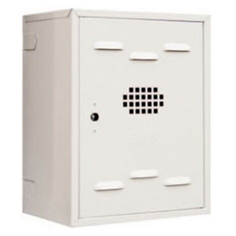 Cassetta per protezione gas preverniciata bianca cm 60 x 50 x 25